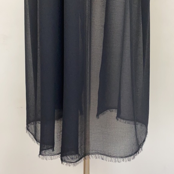 Custom upcycled chambray long “cardigan” Size M - Picture 5 of 5